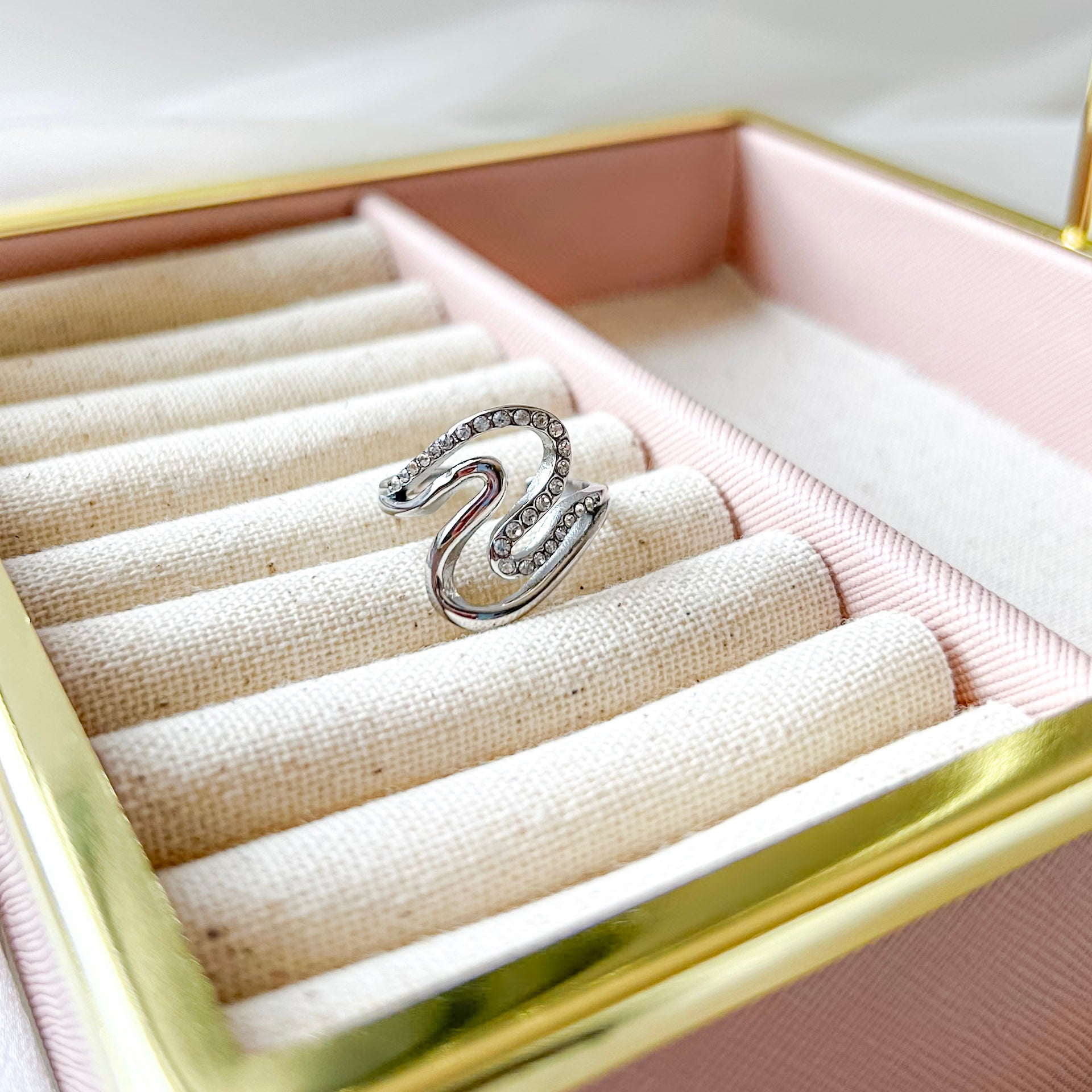 Double Layer Open Ring